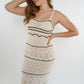 Bodycon Ocean Dress beige