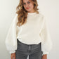 ZWEITELIEBE 894 Cloud-Like Comfort Sweater - Weiß - vom Umtausch ausgeschlossen -