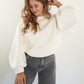 ZWEITELIEBE 894 Cloud-Like Comfort Sweater - Weiß - vom Umtausch ausgeschlossen -