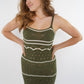 Bodycon Ocean Dress khaki