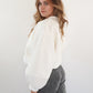 ZWEITELIEBE 894 Cloud-Like Comfort Sweater - Weiß - vom Umtausch ausgeschlossen -