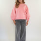 LUCKY DEAL 1208 Cloud-Like Comfort Sweater - Rosa - vom Umtausch ausgeschlossen -