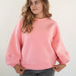 LUCKY DEAL 1208 Cloud-Like Comfort Sweater - Rosa - vom Umtausch ausgeschlossen -