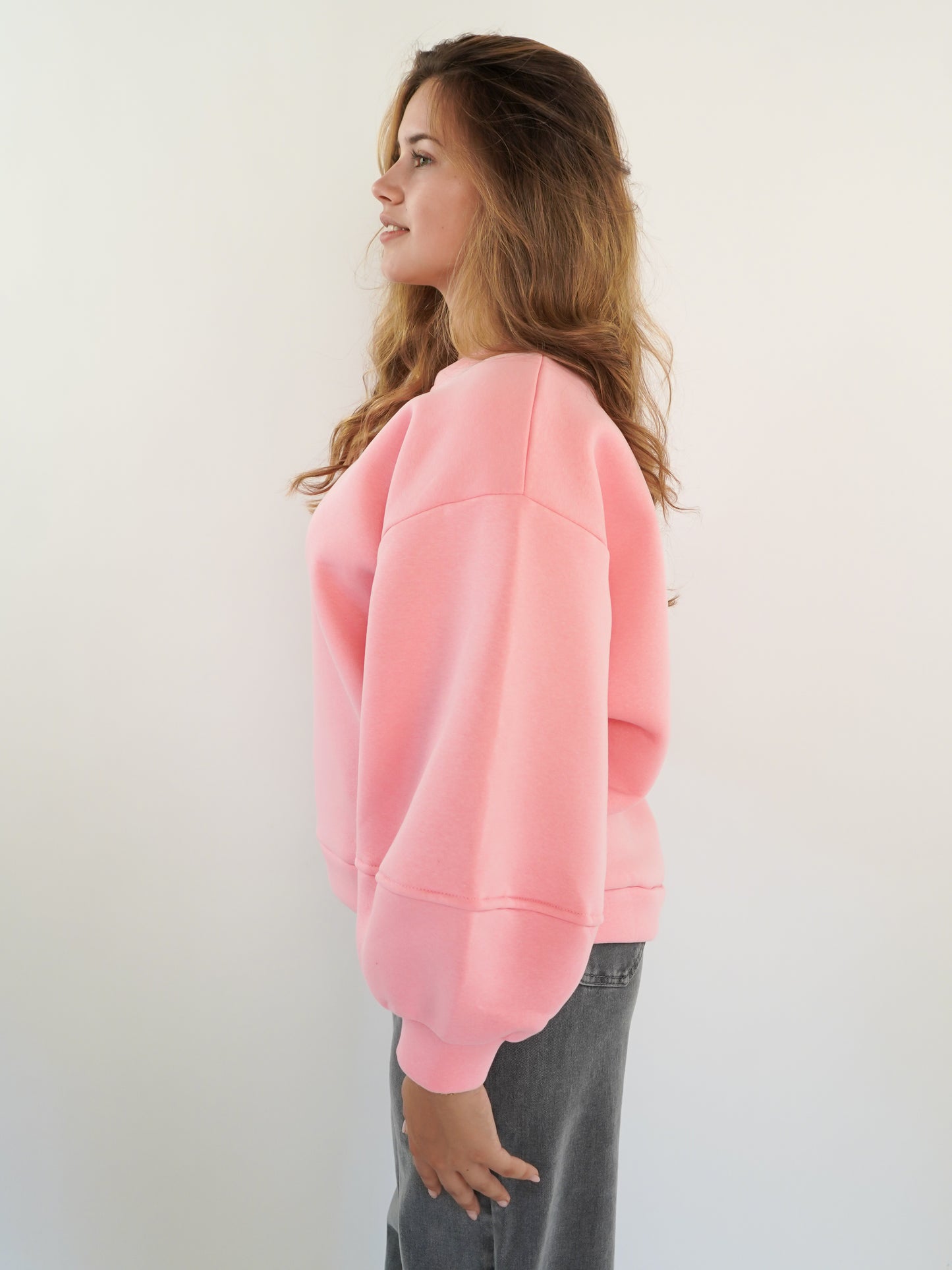 LUCKY DEAL 1208 Cloud-Like Comfort Sweater - Rosa - vom Umtausch ausgeschlossen -