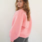 LUCKY DEAL 1208 Cloud-Like Comfort Sweater - Rosa - vom Umtausch ausgeschlossen -