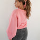 LUCKY DEAL 1208 Cloud-Like Comfort Sweater - Rosa - vom Umtausch ausgeschlossen -