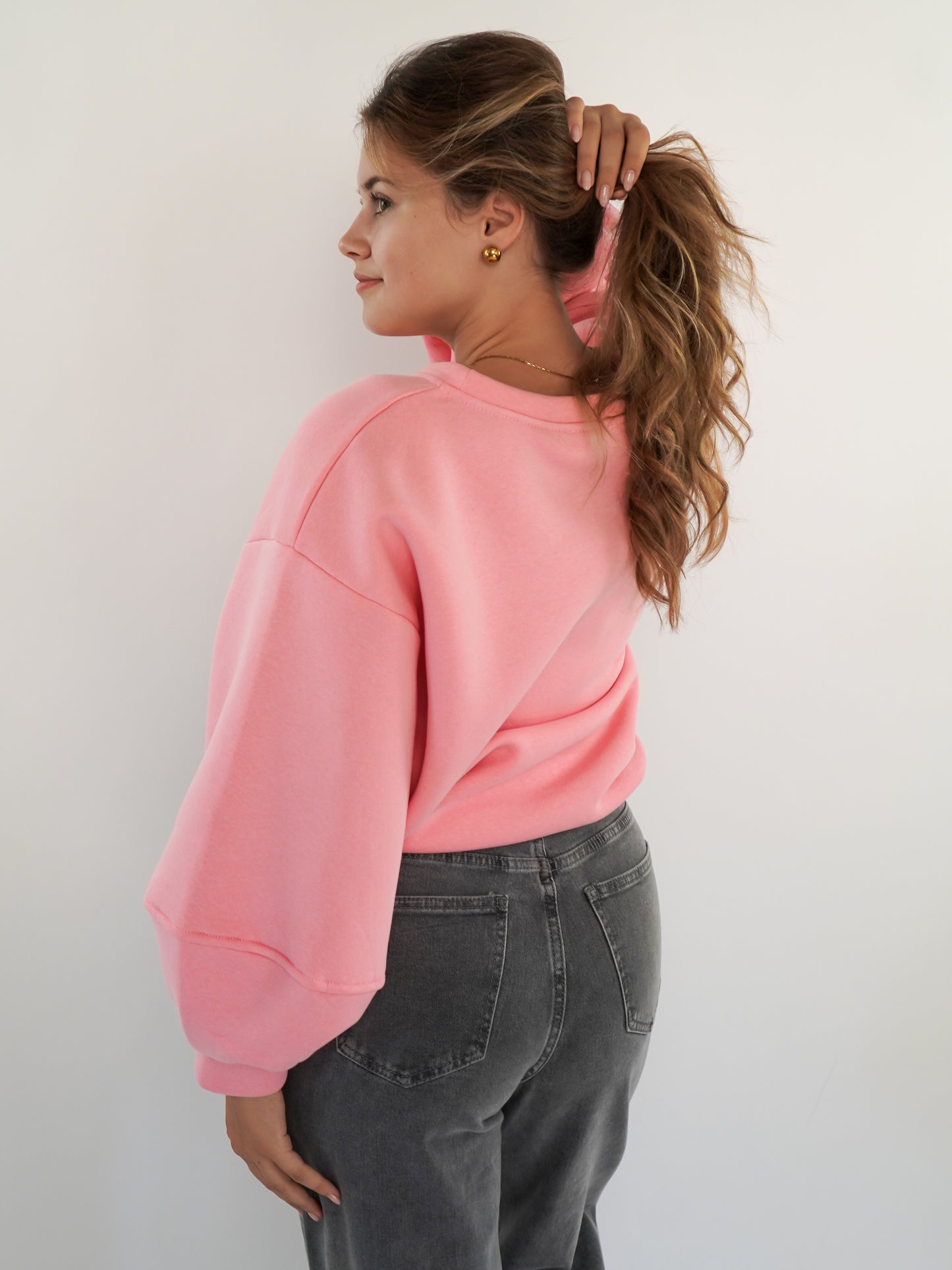 LUCKY DEAL 1208 Cloud-Like Comfort Sweater - Rosa - vom Umtausch ausgeschlossen -