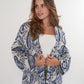 Kimono Sunsetter - beige blau