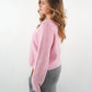 Strickjacke Langarm Ina - Rosa