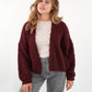 Strickjacke Vivien - Dark Berry