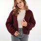 Strickjacke Vivien - Dark Berry