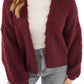 Strickjacke Vivien - Dark Berry