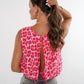 Musselin Tanktop -  Leo Pink