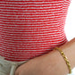 ZWEITELIEBE 1058 Frottee Body Stripes - rot - vom Umtausch ausgeschlossen -