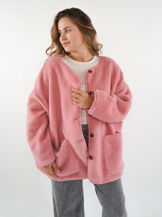 Teddyjacke ANNISVIEW - Rosa Quartz