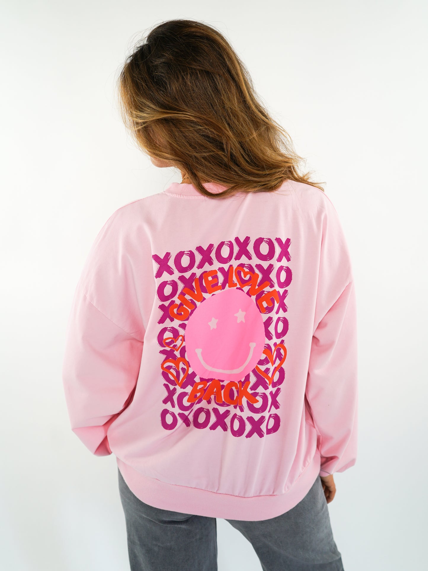 XOXO Summer Sweatshirt - Rosa