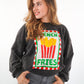 French Fries Summer Sweatshirt - Washed Schwarz