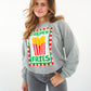 French Fries Summer Sweatshirt - Grau