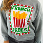 French Fries Summer Sweatshirt - Grau