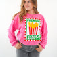 French Fries Summer Sweatshirt - Pink