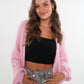 Strickjacke Vivien - Rosa