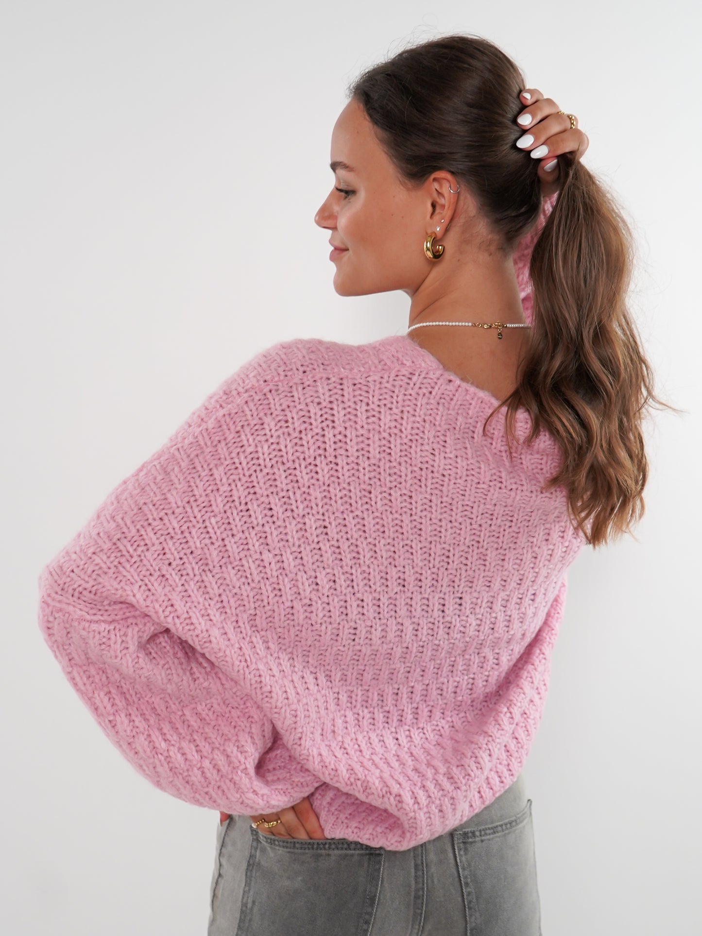 Strickjacke Vivien - Rosa