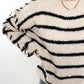 Stripe Vibe Strickpullover - Weiß