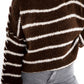 Stripe Vibe Strickpullover - Chocolate