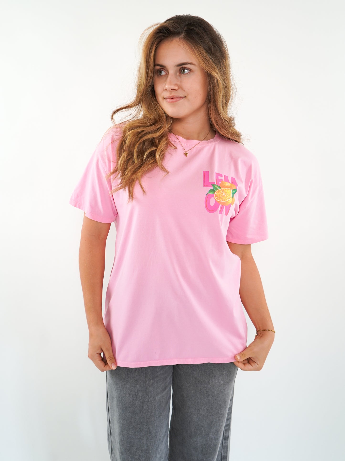 Lemon T-Shirt - Rosa