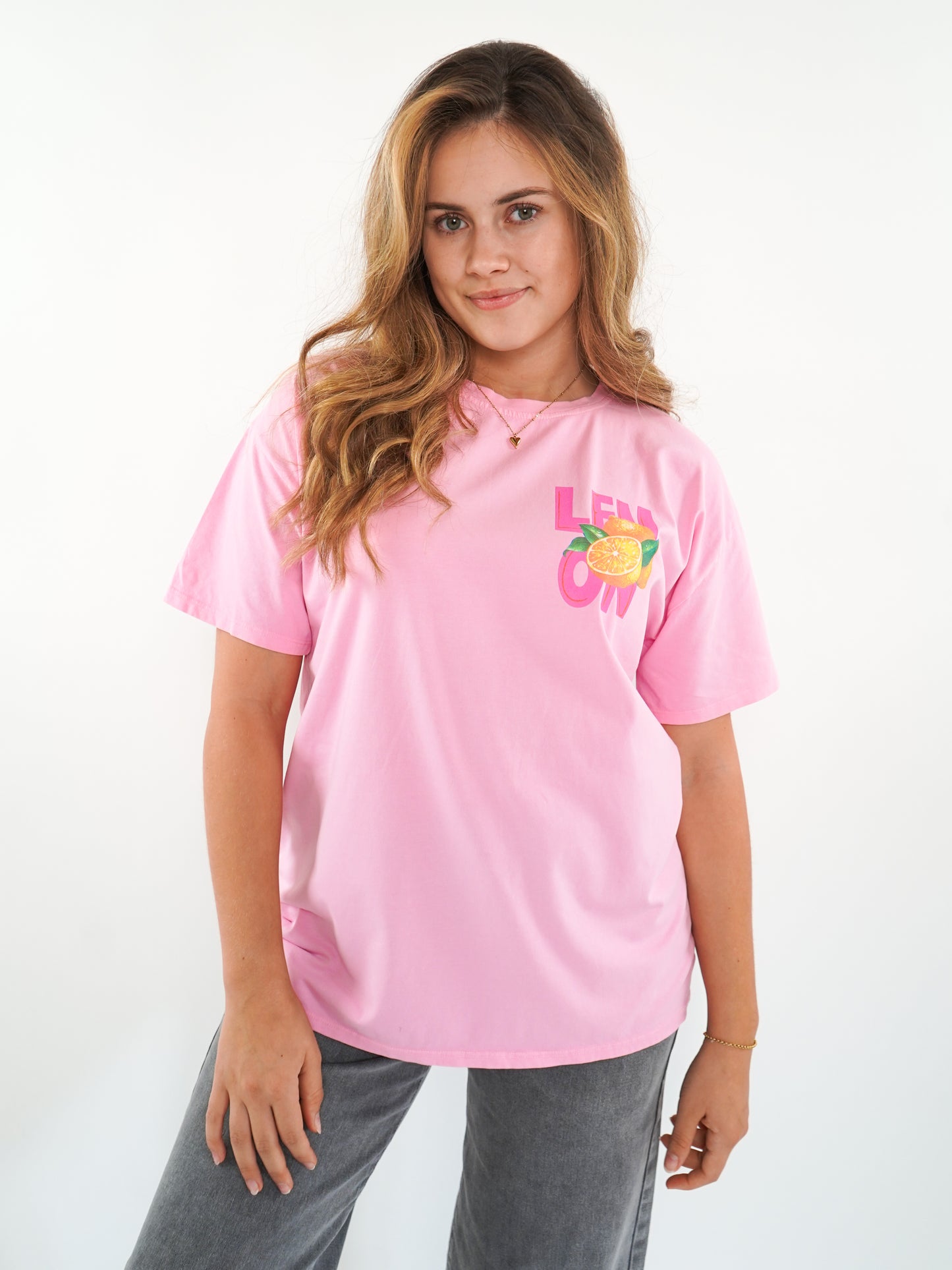 Lemon T-Shirt - Rosa