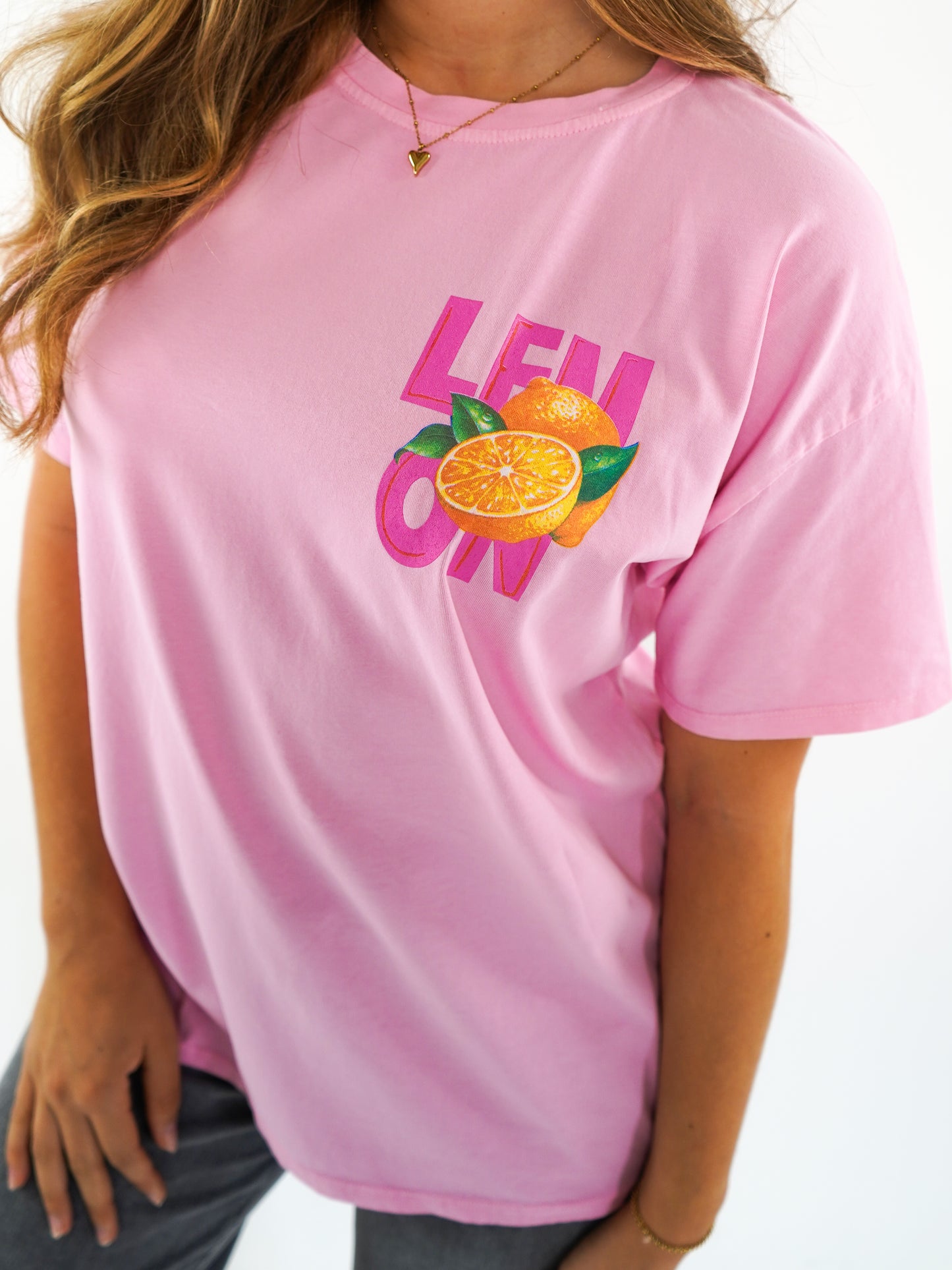 Lemon T-Shirt - Rosa