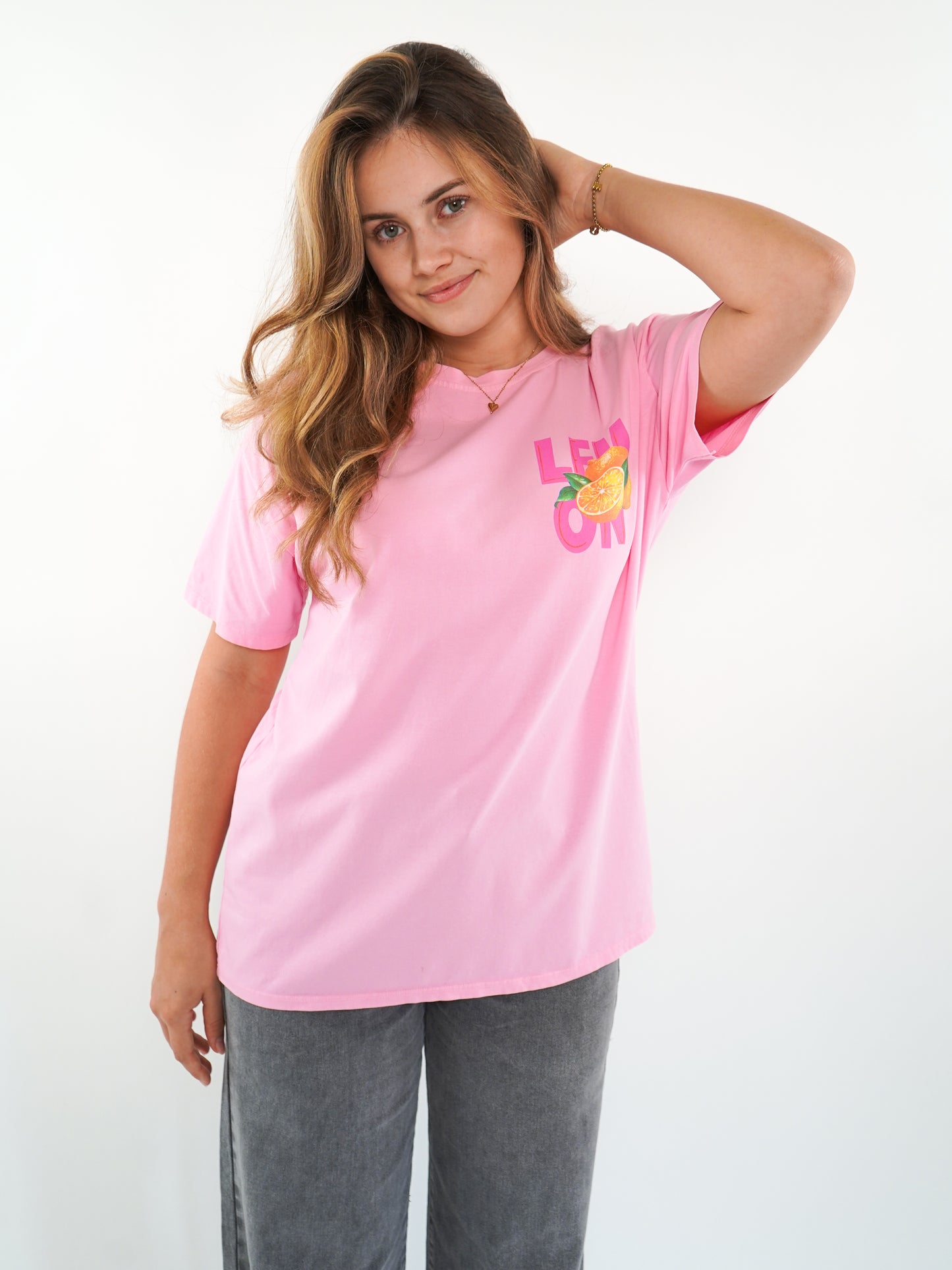 Lemon T-Shirt - Rosa