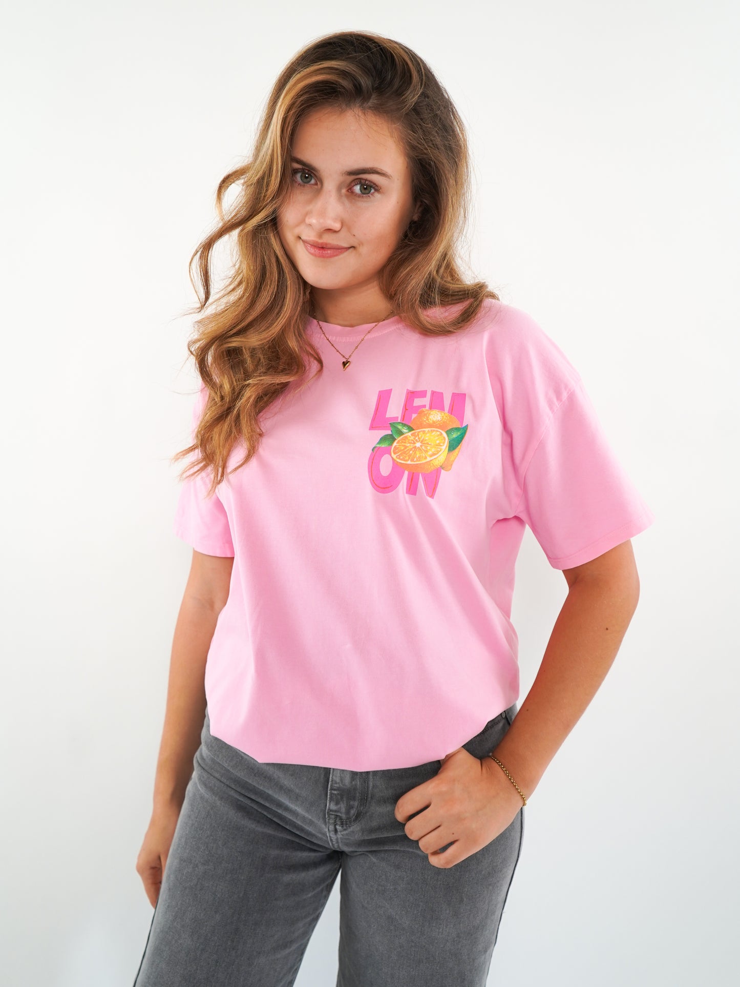 Lemon T-Shirt - Rosa