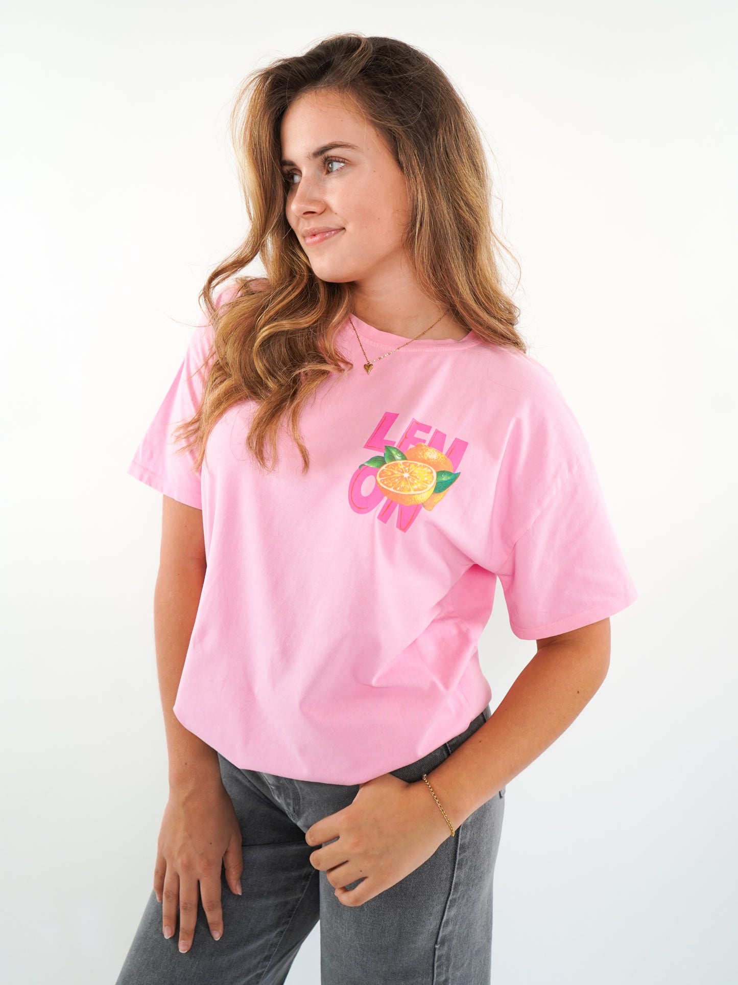 Lemon T-Shirt - Rosa