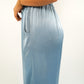 Silky Wide Leg Hose Fiona - Himmelsblau