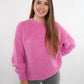 Soft Classic Strickpullover - Pink