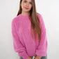 Soft Classic Strickpullover - Pink