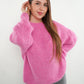 Soft Classic Strickpullover - Pink