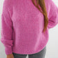 Soft Classic Strickpullover - Pink