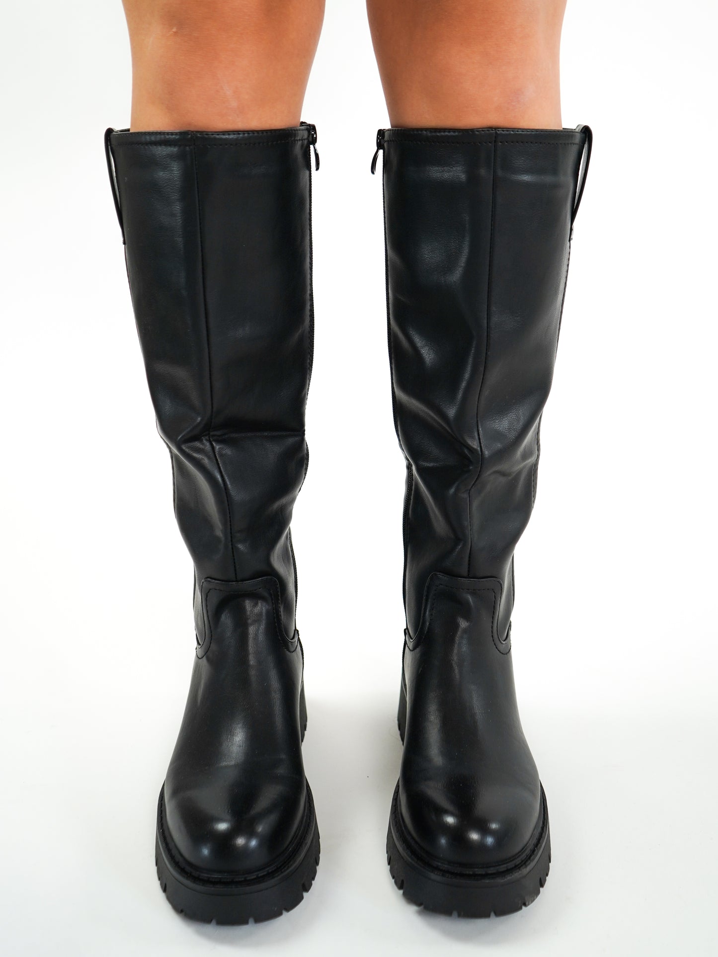 Knee High Boots - Schwarz