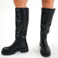 Knee High Boots - Schwarz