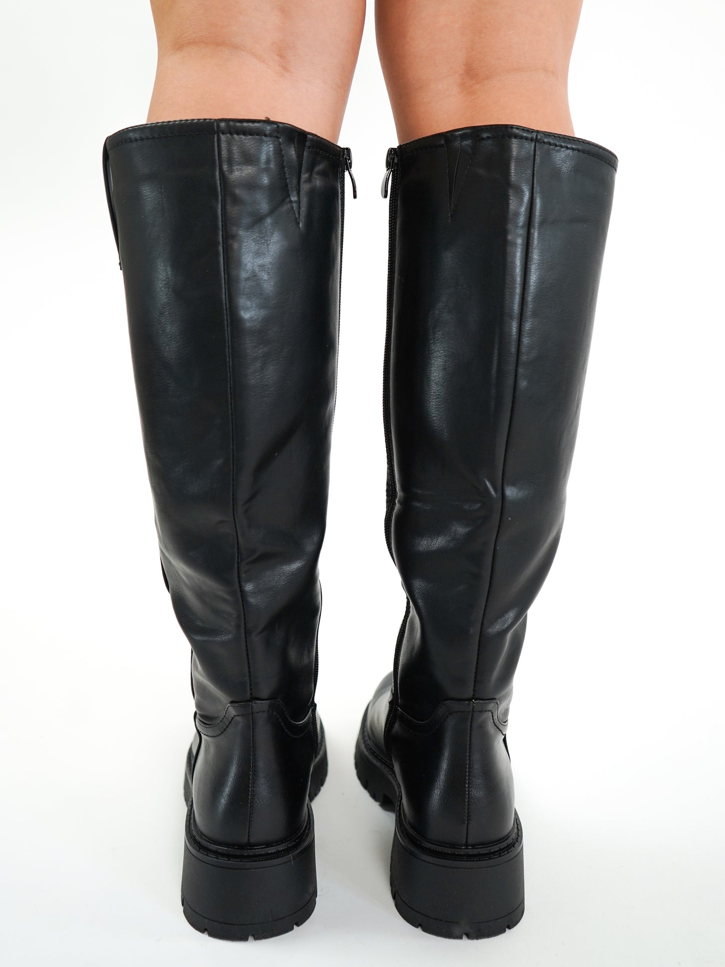 Knee High Boots - Schwarz