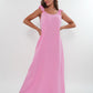 Musselin Midikleid Lucy - Rosa