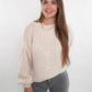 Soft Classic Strickpullover - Creme