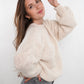 Soft Classic Strickpullover - Creme