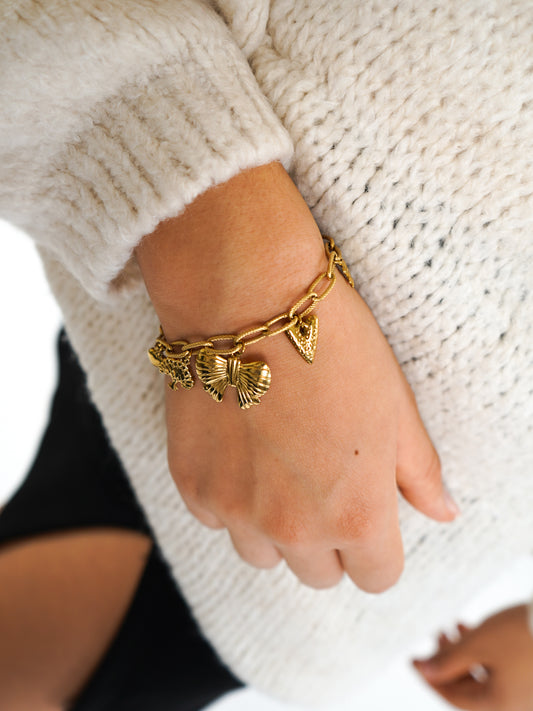 Charms Armband  – Gold