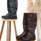 Knee High Boots - Schwarz