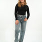 Wide Leg Jeans Lene - washed blue