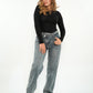 Wide Leg Jeans Lene - washed blue