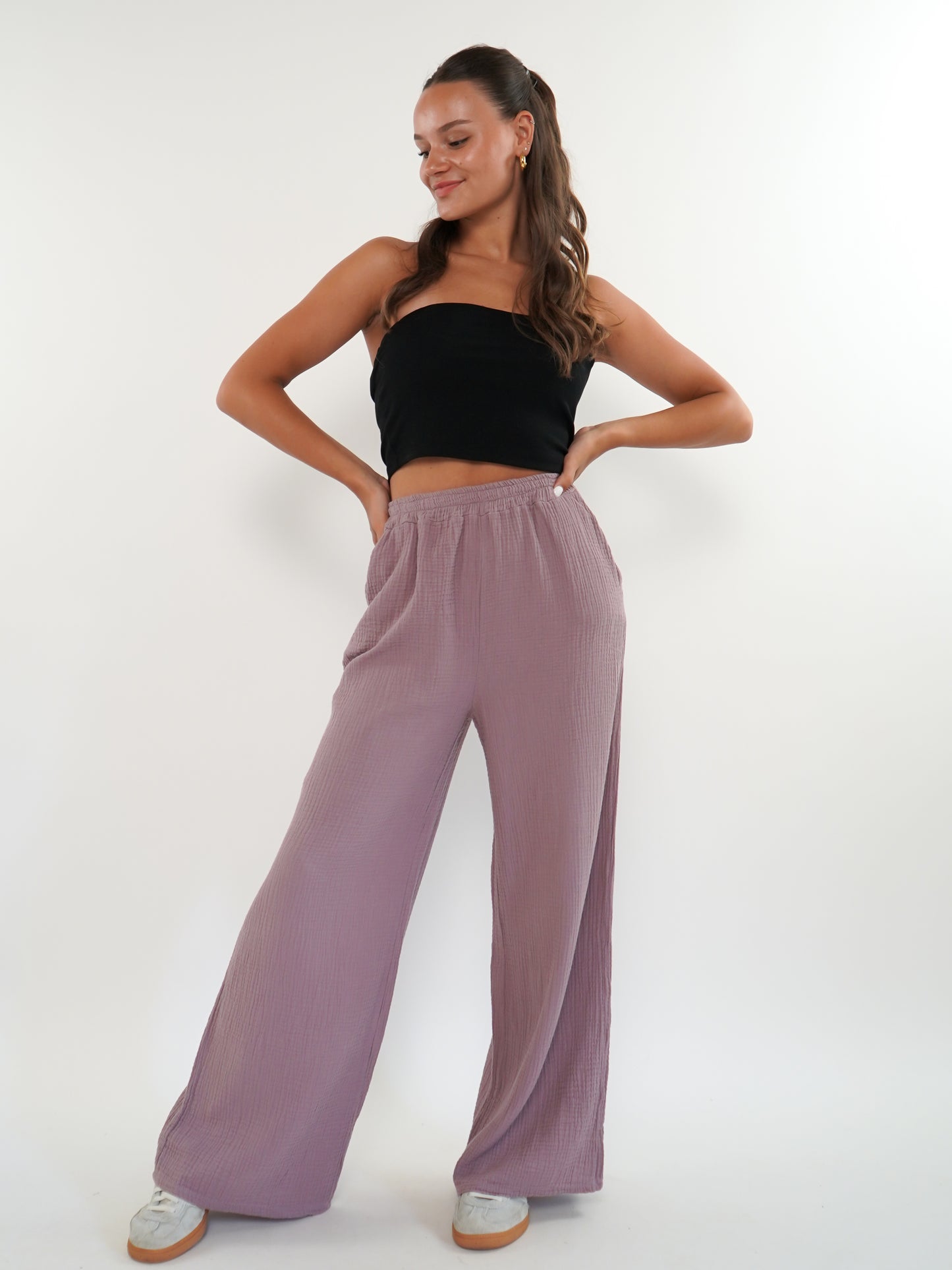 Musselinhose Medium - Mauve